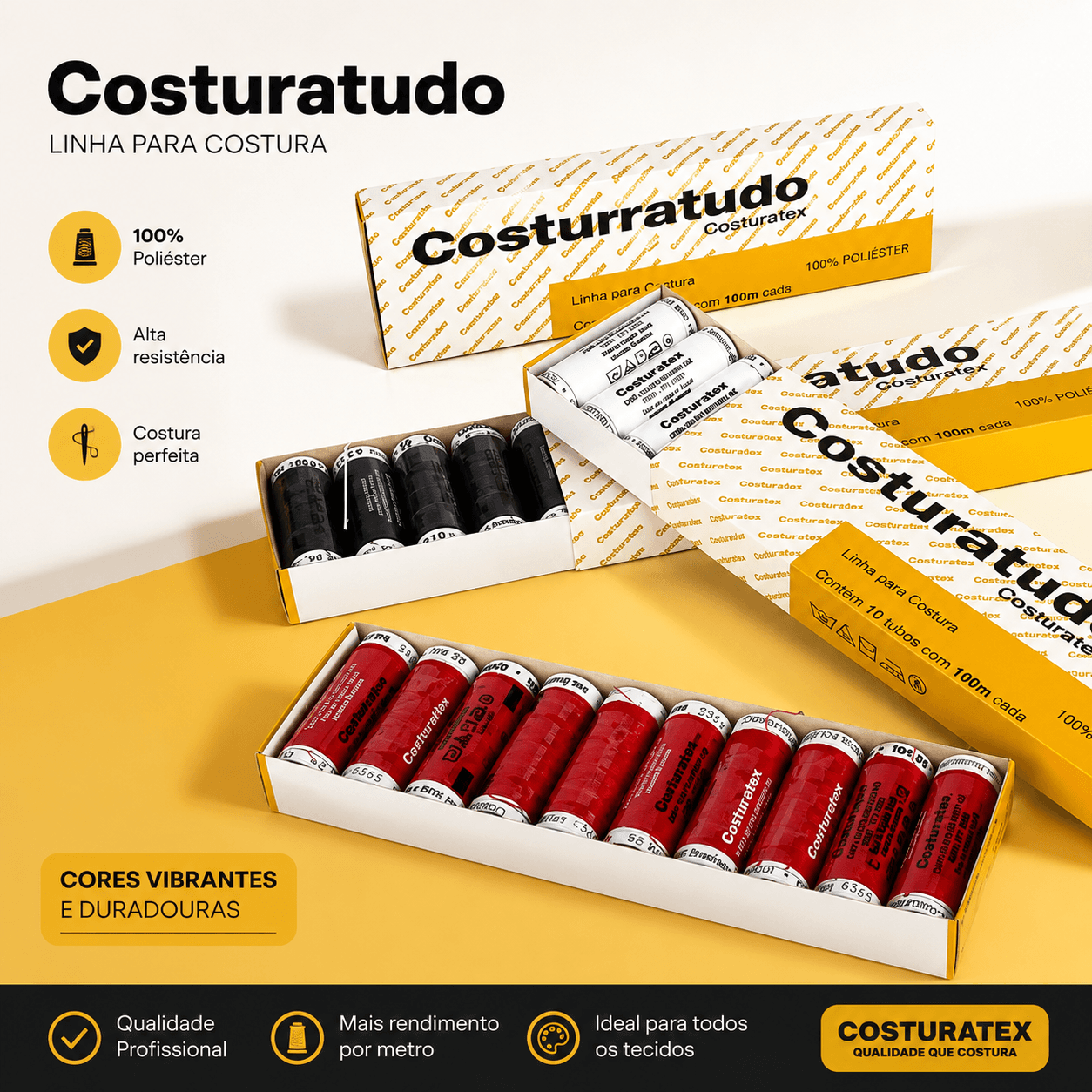 Linha de Costura 100m